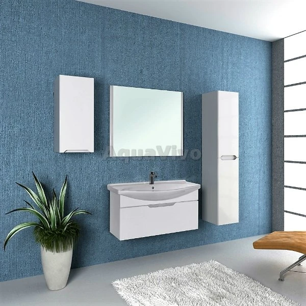 Мебель для ванной Dreja Laguna 105, цвет белый лак - фото 1
