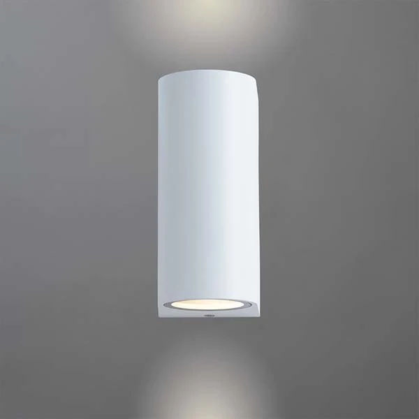 Архитектурная подсветка Arte Lamp Compass A3102AL-2WH, арматура белая, плафон металл белый, 7х9 см