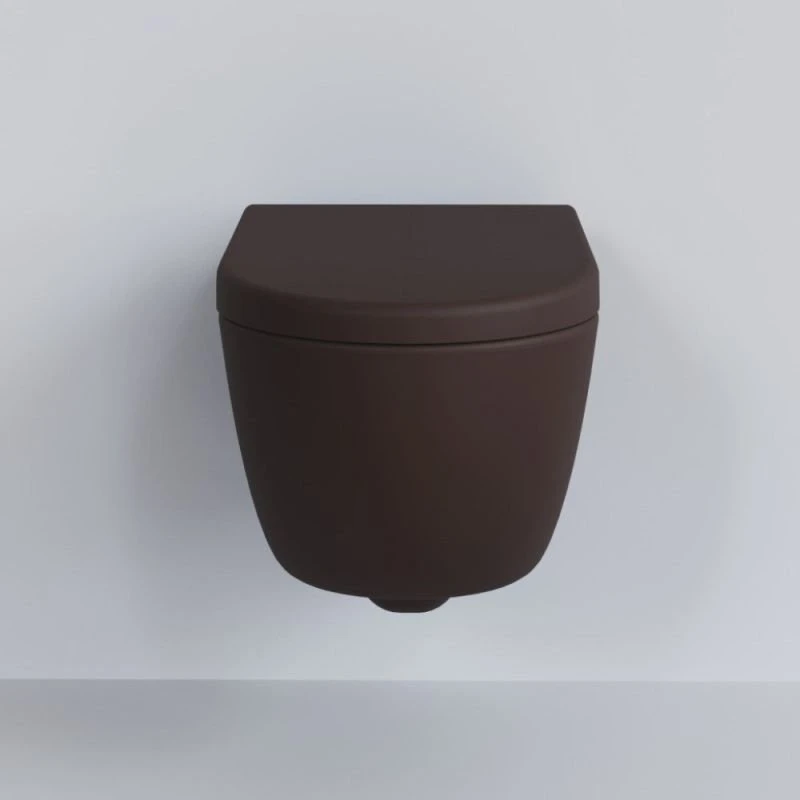 Сиденье Ambassador Abner 102T20601 для унитаза, с микролифтом, цвет коричневый матовый