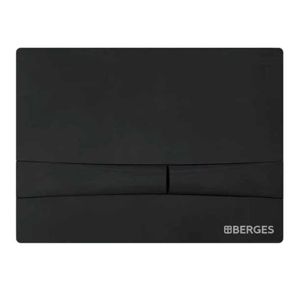 Комплект Berges 043224 подвесного унитаза Floe Rimless с сиденьем микролифт и инсталляции Novum 525 с черной кнопкой F5 SoftTouch - фото 1
