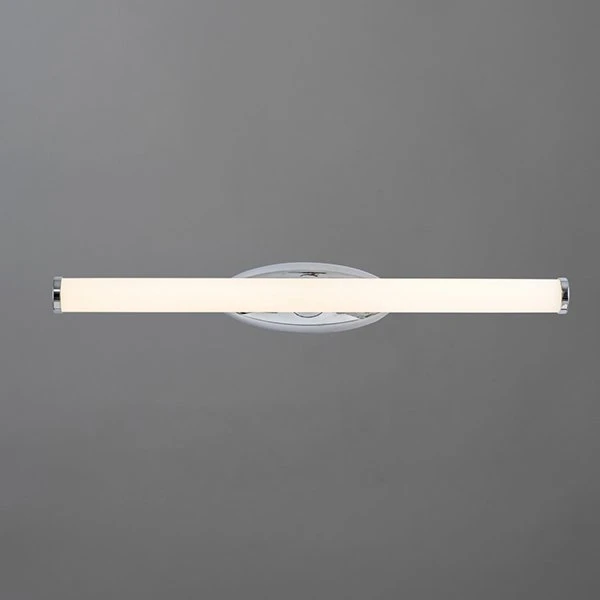 Подсветка для зеркала Arte Lamp Orizzone A2836AP-1CC, арматура хром, плафон пластик белый, 40х13 см