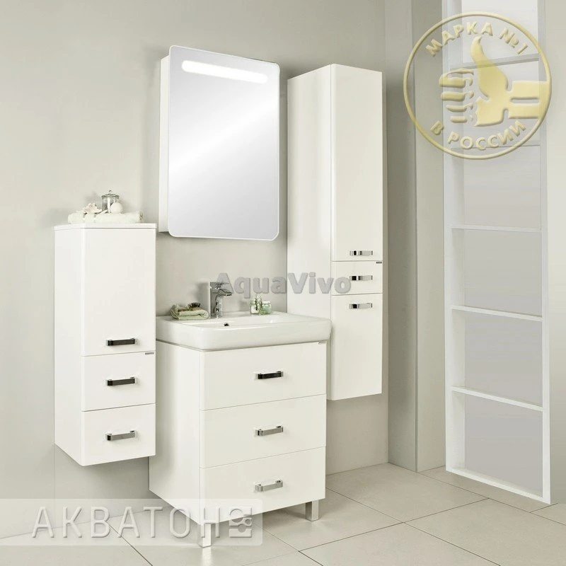 Мебель для ванной Акватон Америна 70 М цвет белый
