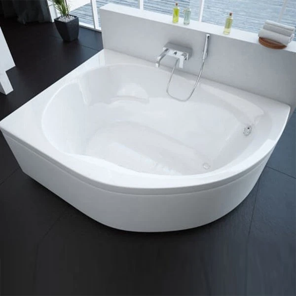 Акриловая ванна Акватек Вирго 150х100, левая, цвет белый