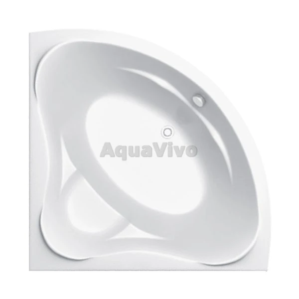 Акриловая ванна Бас Модена 150х150, с каркасом, без экранов, цвет белый