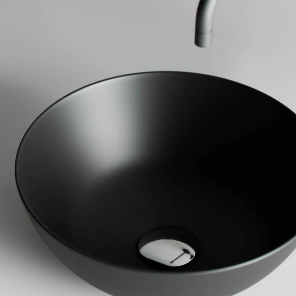 Раковина Ceramica Nova Element CN6004 накладная, 36x36 см, цвет черный матовый
